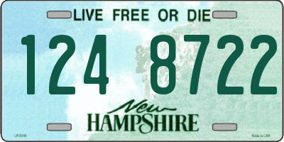 NH license plate 1248722