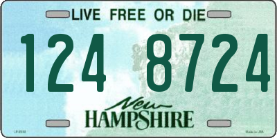 NH license plate 1248724