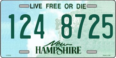 NH license plate 1248725