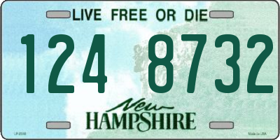 NH license plate 1248732