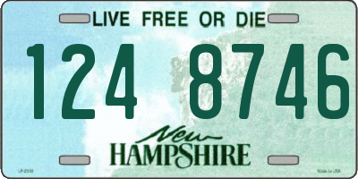 NH license plate 1248746