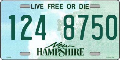 NH license plate 1248750