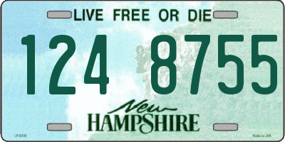 NH license plate 1248755