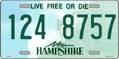 NH license plate 1248757