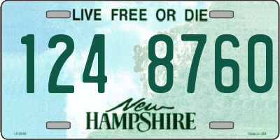 NH license plate 1248760