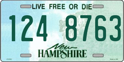 NH license plate 1248763