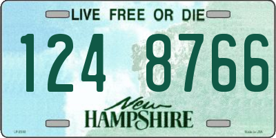 NH license plate 1248766