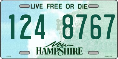 NH license plate 1248767