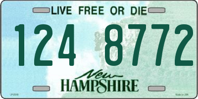 NH license plate 1248772