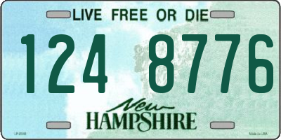 NH license plate 1248776