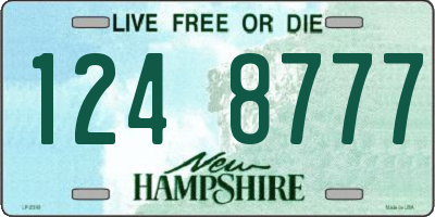 NH license plate 1248777