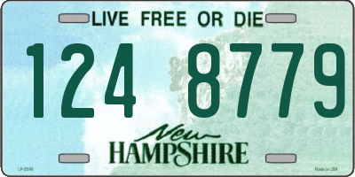 NH license plate 1248779