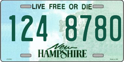 NH license plate 1248780
