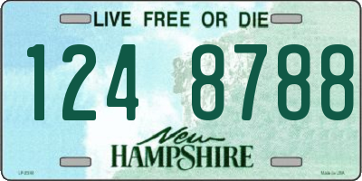 NH license plate 1248788