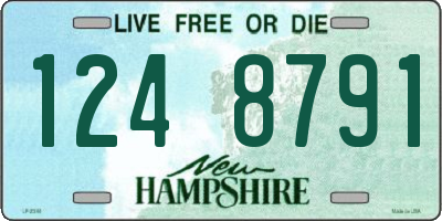 NH license plate 1248791