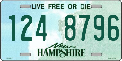 NH license plate 1248796