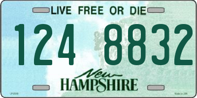 NH license plate 1248832