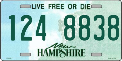 NH license plate 1248838
