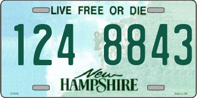 NH license plate 1248843