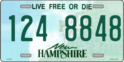 NH license plate 1248848