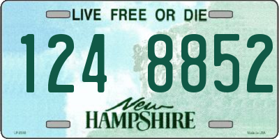 NH license plate 1248852