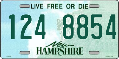 NH license plate 1248854