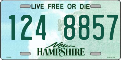 NH license plate 1248857