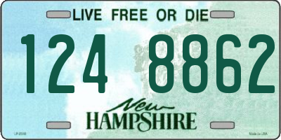 NH license plate 1248862