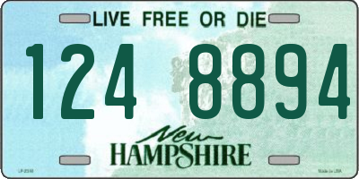 NH license plate 1248894