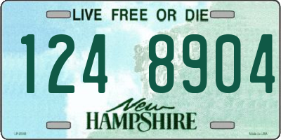 NH license plate 1248904