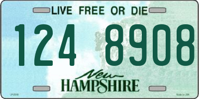 NH license plate 1248908