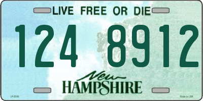 NH license plate 1248912