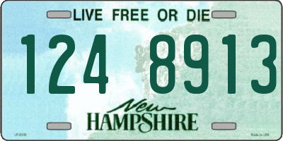 NH license plate 1248913