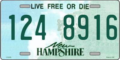 NH license plate 1248916