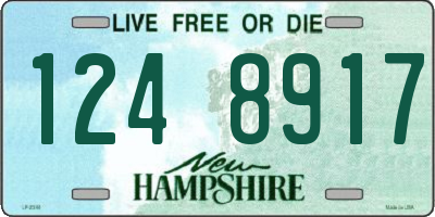 NH license plate 1248917