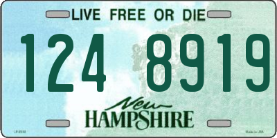 NH license plate 1248919