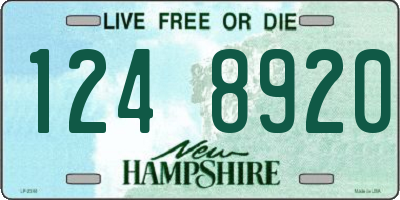 NH license plate 1248920