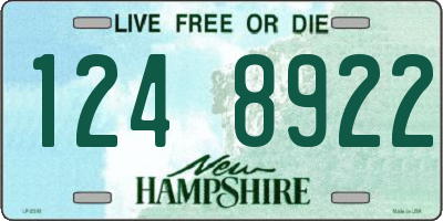 NH license plate 1248922