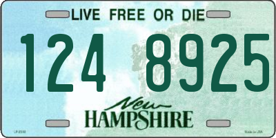 NH license plate 1248925