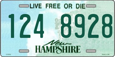 NH license plate 1248928