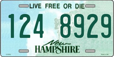 NH license plate 1248929