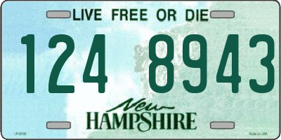 NH license plate 1248943