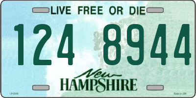 NH license plate 1248944