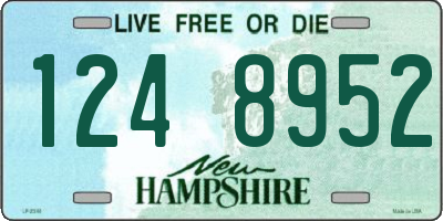 NH license plate 1248952