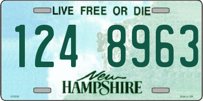 NH license plate 1248963