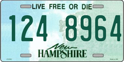 NH license plate 1248964
