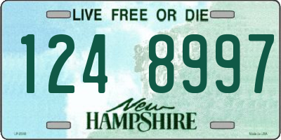 NH license plate 1248997
