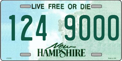 NH license plate 1249000