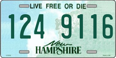 NH license plate 1249116