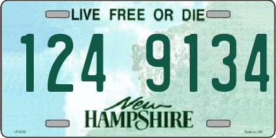 NH license plate 1249134